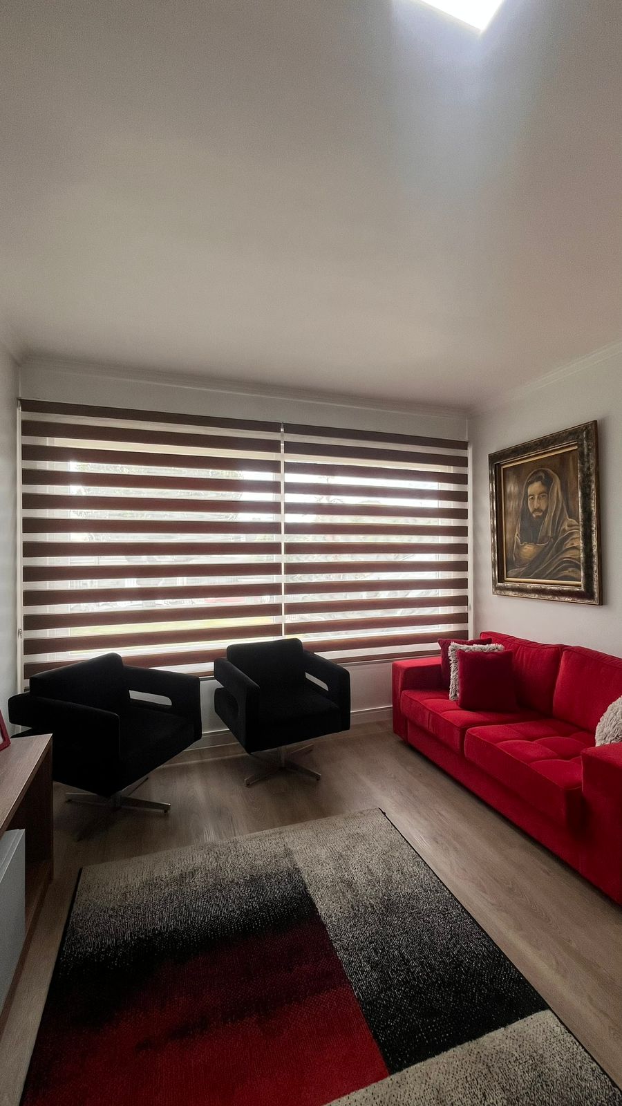 Ambiente integrado com persianas — JF Cortinas
