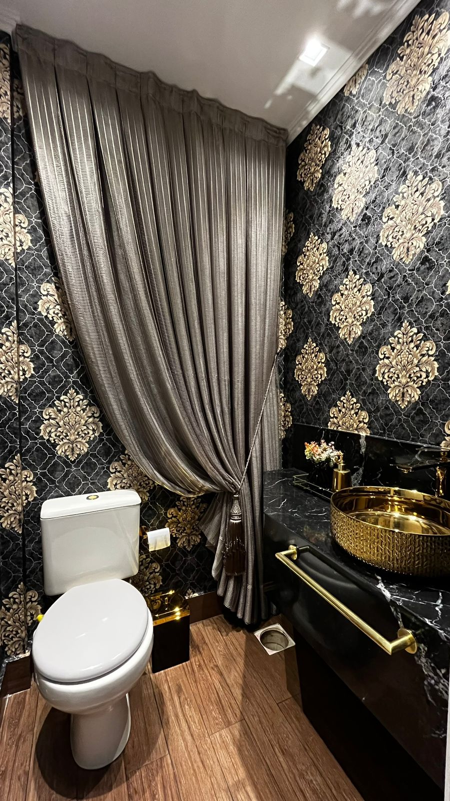 Cortina elegante para sala de estar