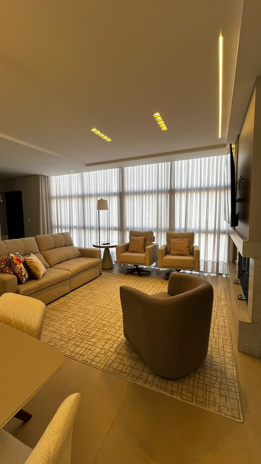 Cortinas para ambientes comerciais